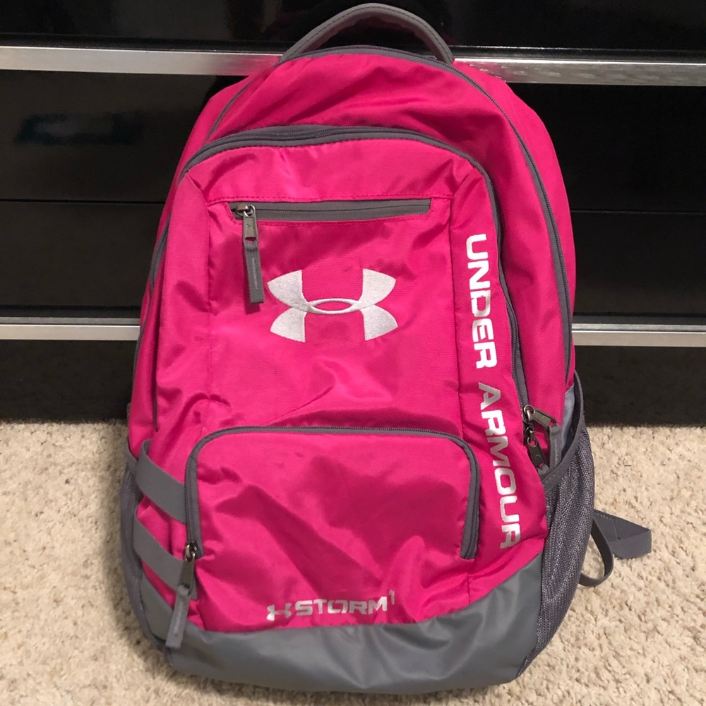 Pink Under Armour Backpack